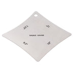 Set of 2 Guitar Fretboard Radius Gauges Measuring Tool