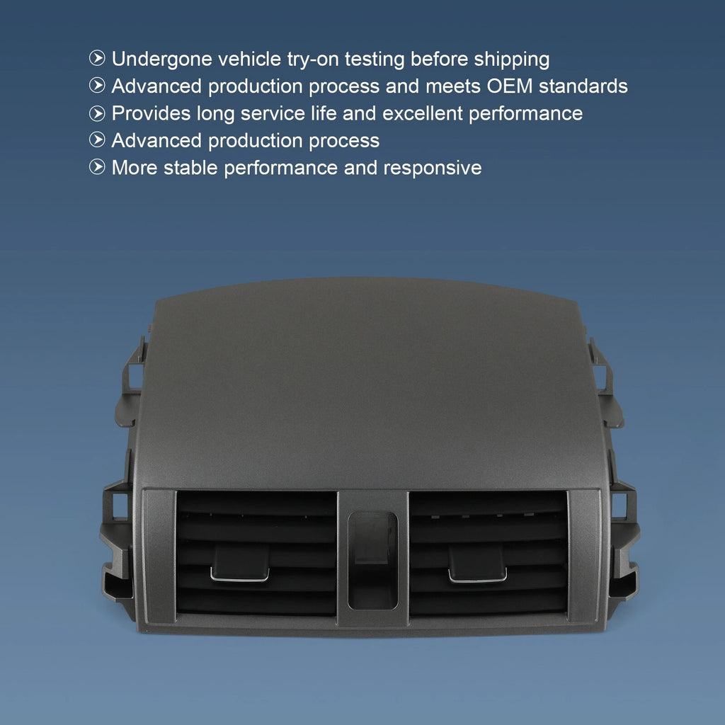 Center Dash A/C Outlet Air Vent Panel for Toyota Corolla (2008-2013)