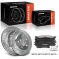 Front Drilled Brake Rotors & Ceramic Pads for Ford Expedition (1997–2002)
