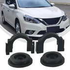 2 x Upper Radiator Mount Bracket & Bushing For Nissan Rogue