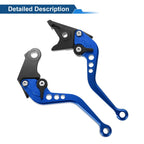 Long Brake Clutch Levers for Honda CB919 (2002–2007) Blue 1 Pair