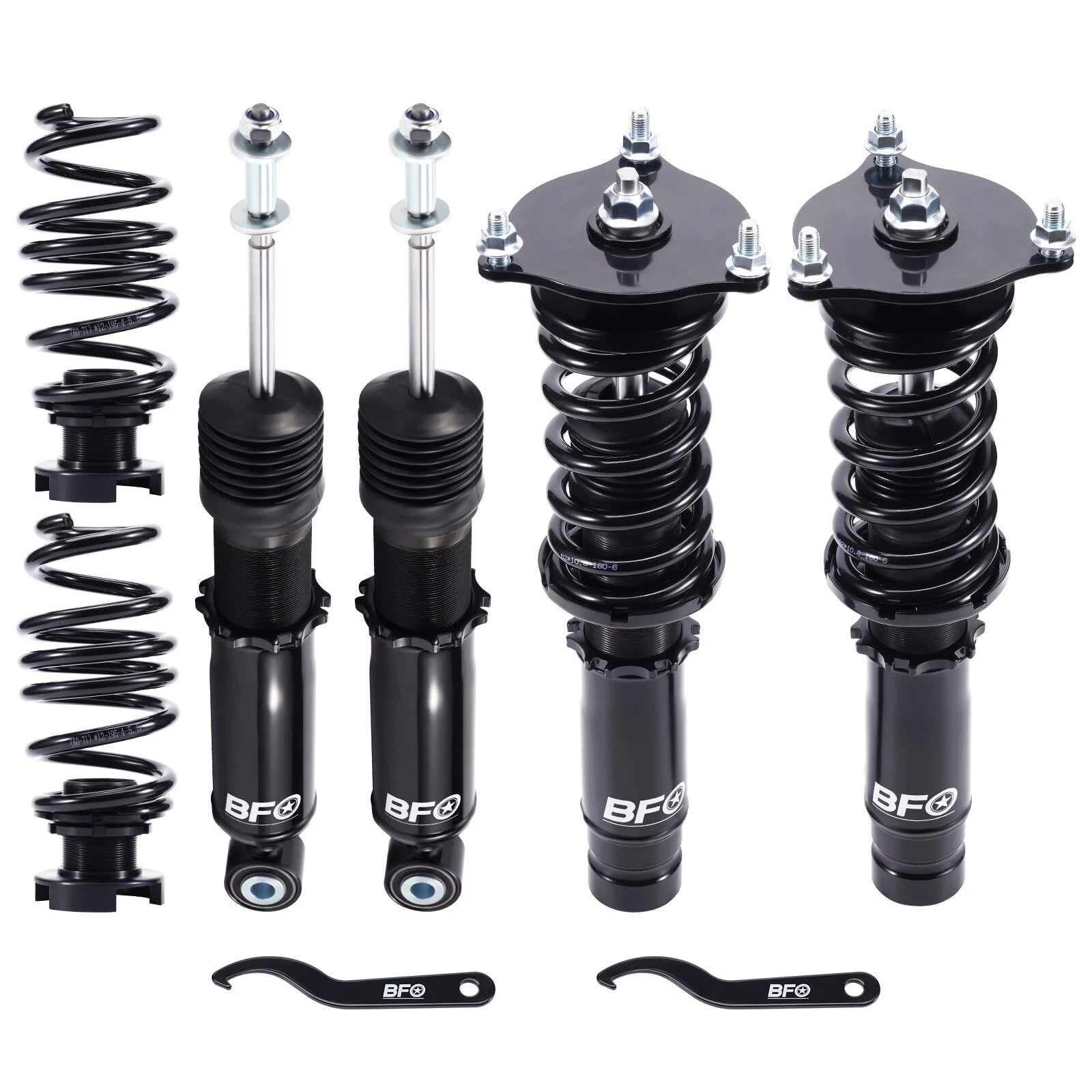 BFO Street Coilovers Lowering Kit for Honda Civic (2016–2021) 52mm Adj Height