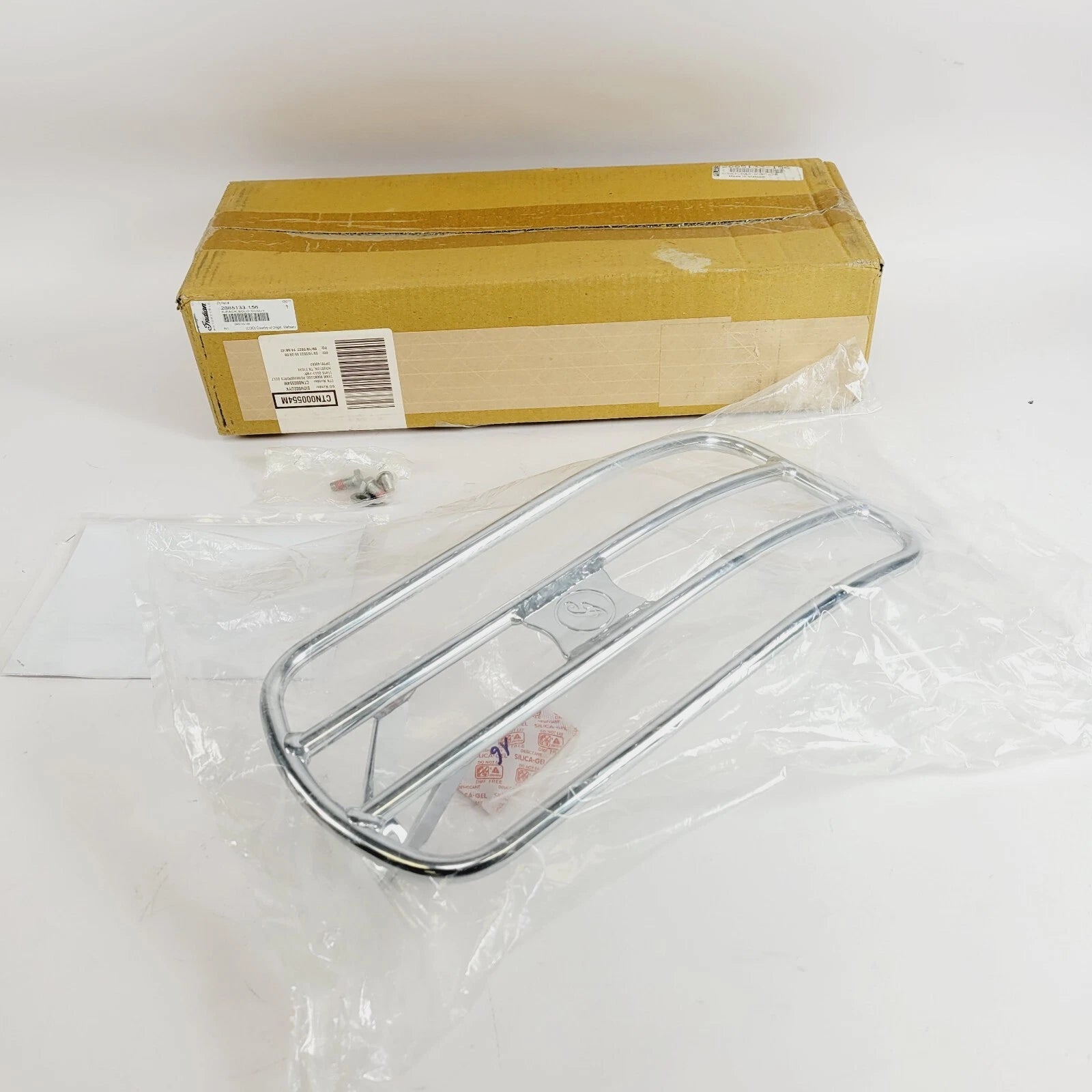 Rear Chrome Solo Luggage Rack for Indian Scout/Scout Sixty (2015–2024) OEM 2885133-156