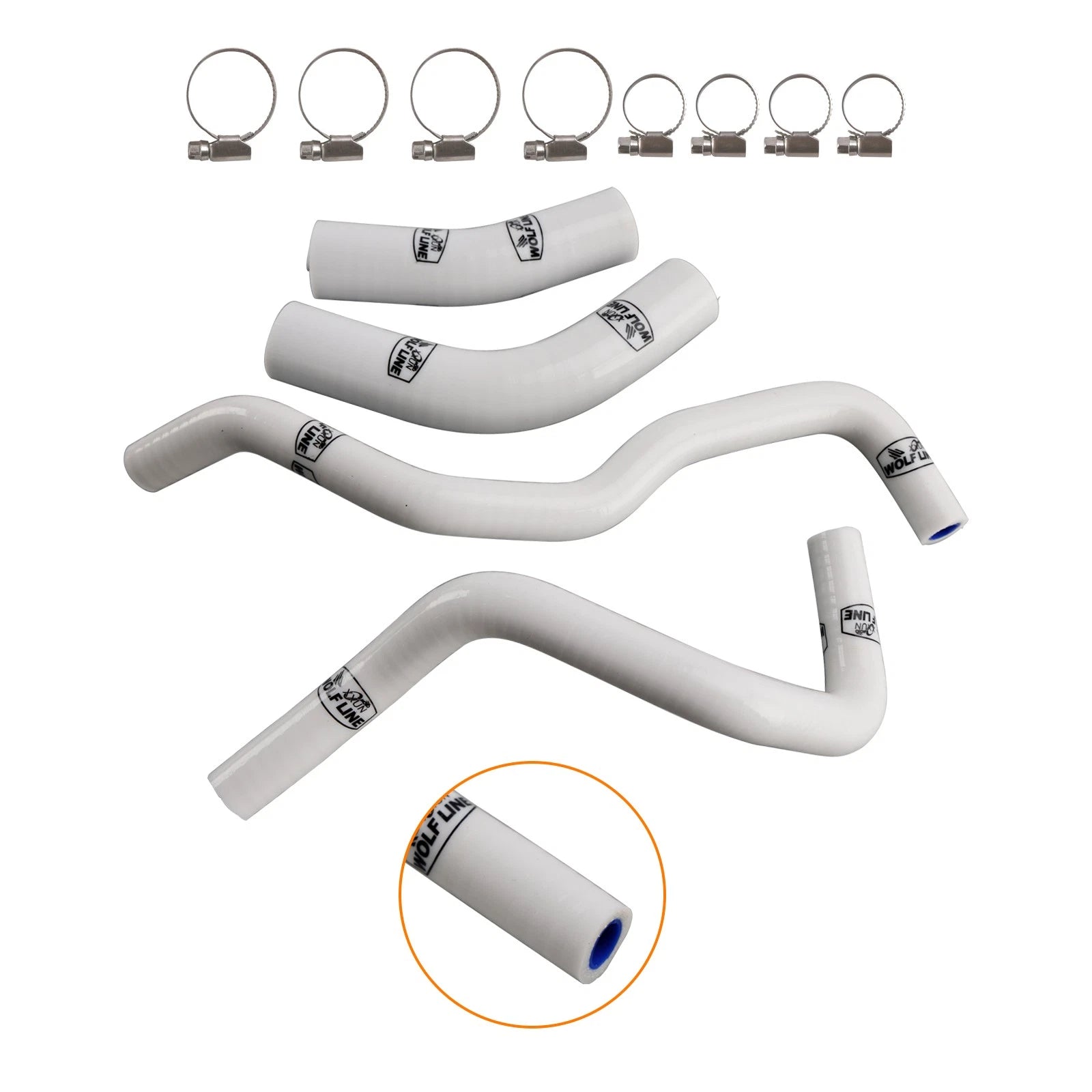 Silicone Radiator Coolant Hose Kit for Yamaha Tenere 700 (2019–2024)