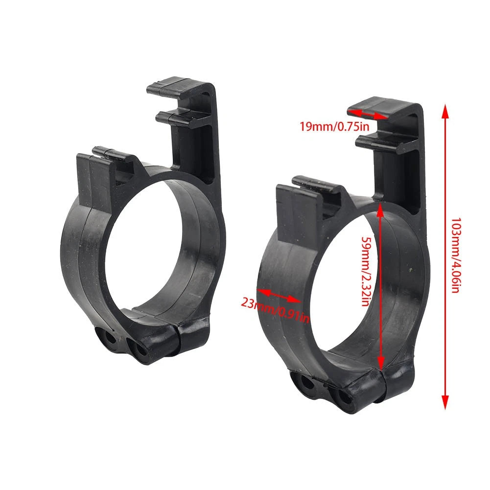 2X Front Fork Slider Guard Protector Clamp Clip for Kawasaki KDX200 KDX250