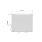 Replacement A/C Condenser Repair Part For 2000-2002 Jeep Wrangler