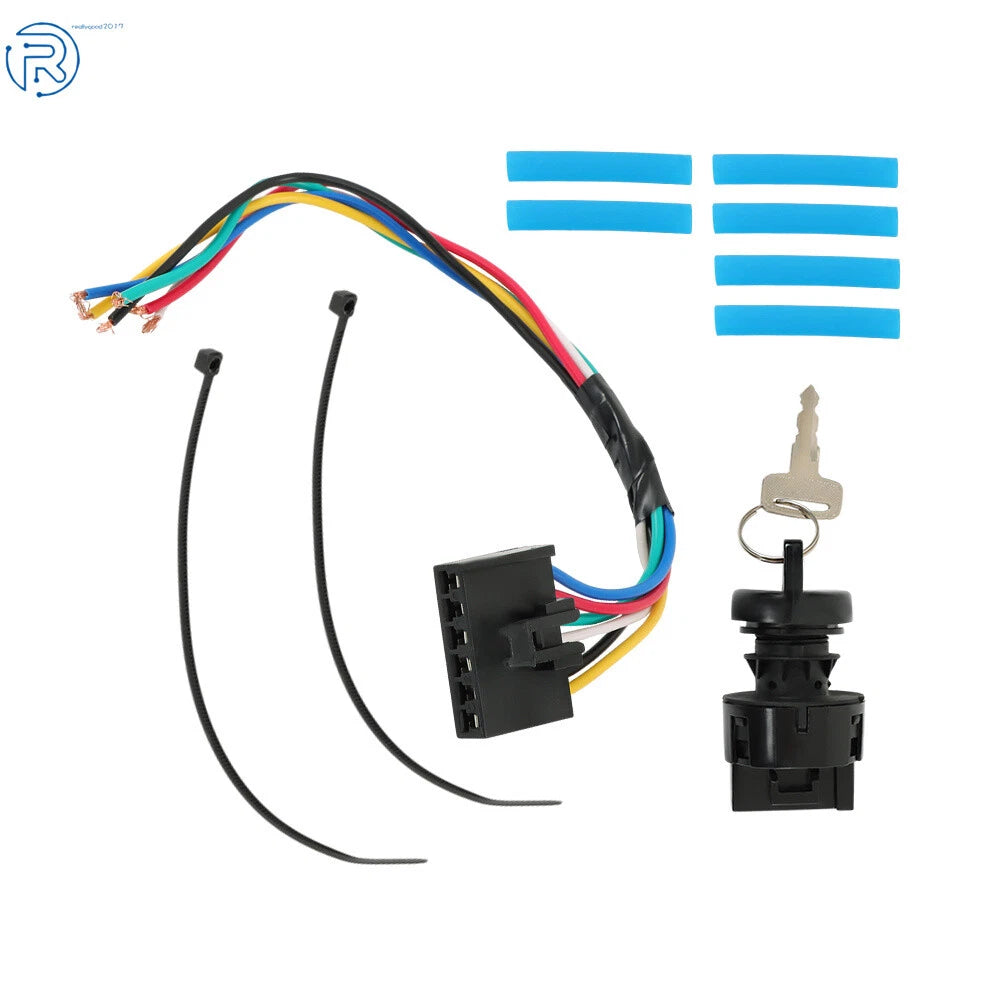 Ignition Key Switch & Repair Harness Pigtail Kit for Polaris Trail Blazer 330 (2000–2006)