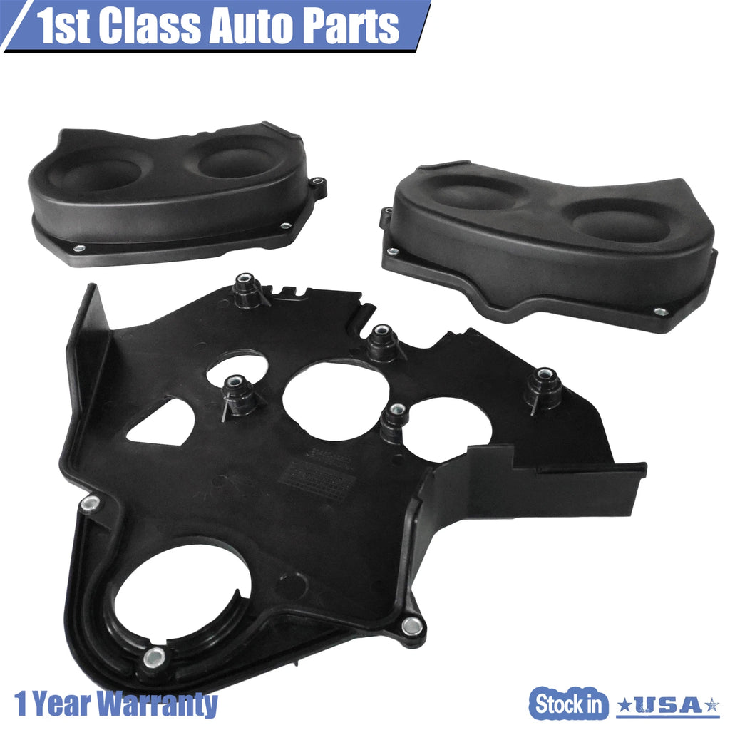Set of 3 Timing Belt Covers for Kia Sorento (2003-2006)