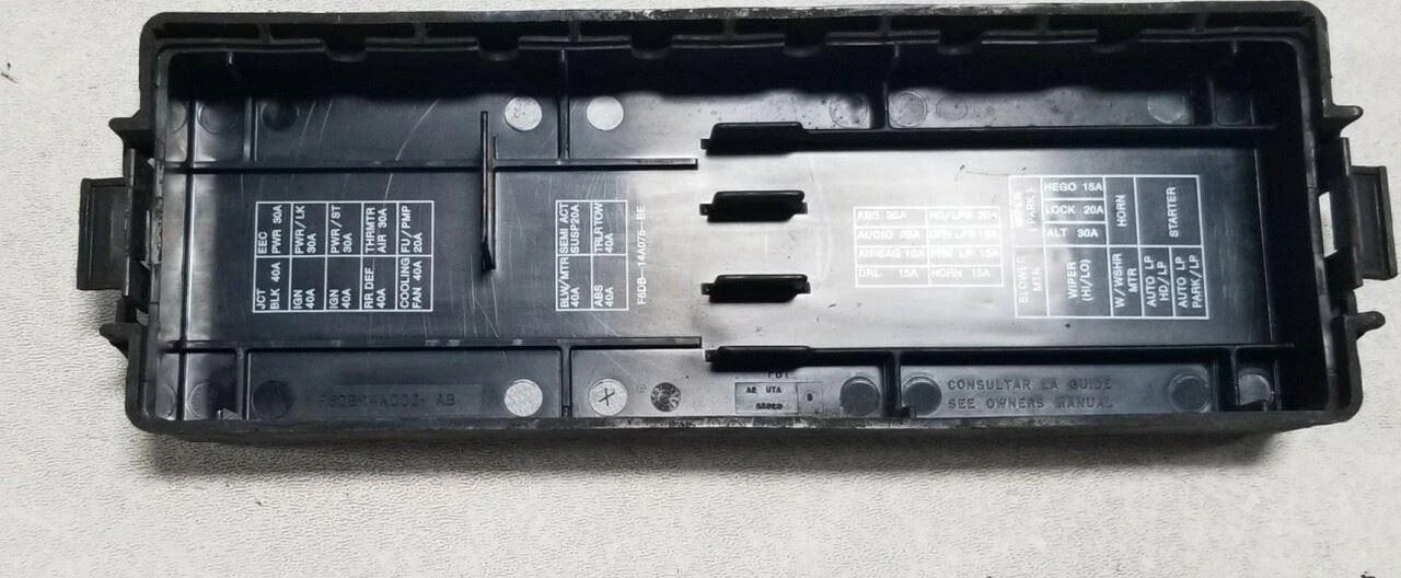 Fuse Relay Box Lid Cover for Ford Taurus Sable (1996–1999) F6DB14A003