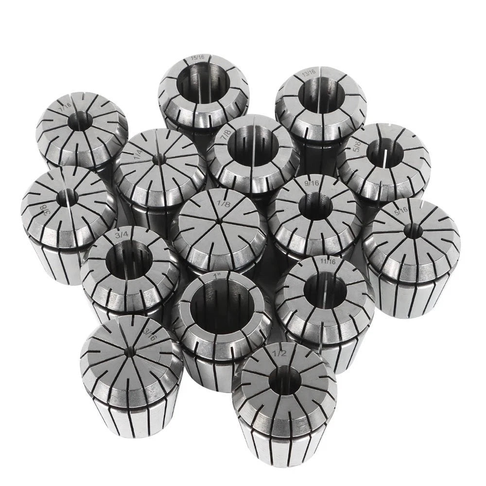 17Pcs Spring Collet Chuck Set for Milling and Drilling Applications