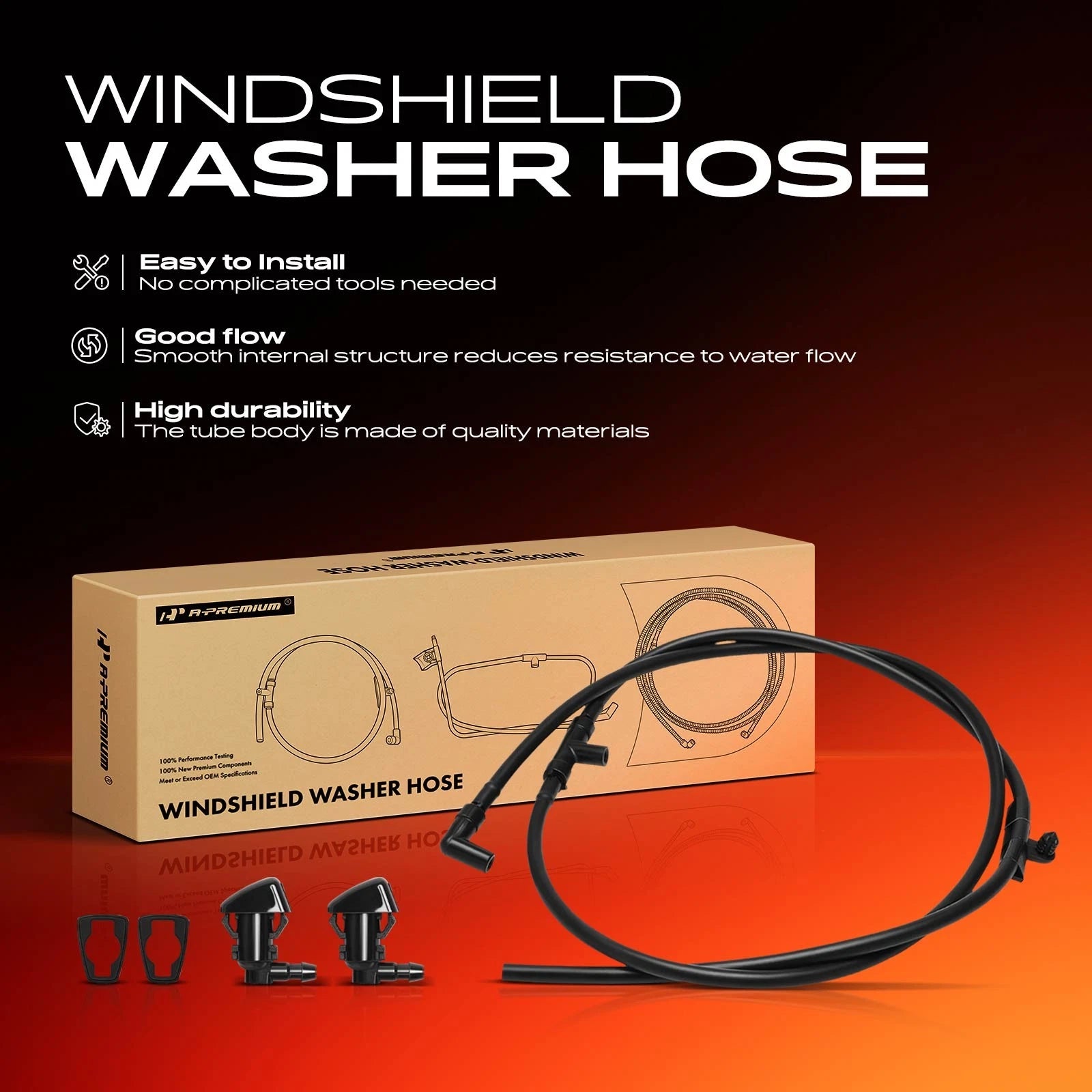 Windshield Washer Pump Hose for Ford F-250 F-350 Super Duty