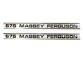 Decal Set for Massey Ferguson 675 Tractors