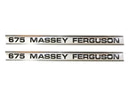 Decal Set for Massey Ferguson 675 Tractors