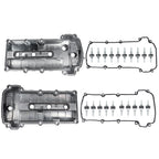 2X Engine Valve Covers with Gaskets for Jaguar S-Type (2002-2008)