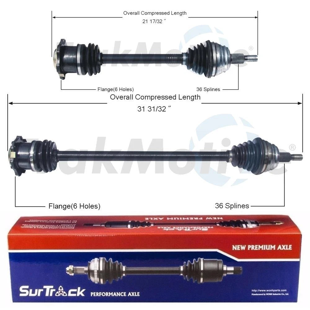 CV Axle Shaft Kit for - Front Driver & Passenger Side