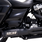2-into-1 PCX Black Exhaust for Harley Touring (2017–2022)