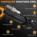 4X Ignition Coils & Iridium Spark Plugs for Kia Sorento, Hyundai Tucson (2009–2013)
