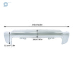 Chrome Front Bumper Split for Chevy Silverado 2500HD 3500HD (2020-2023)