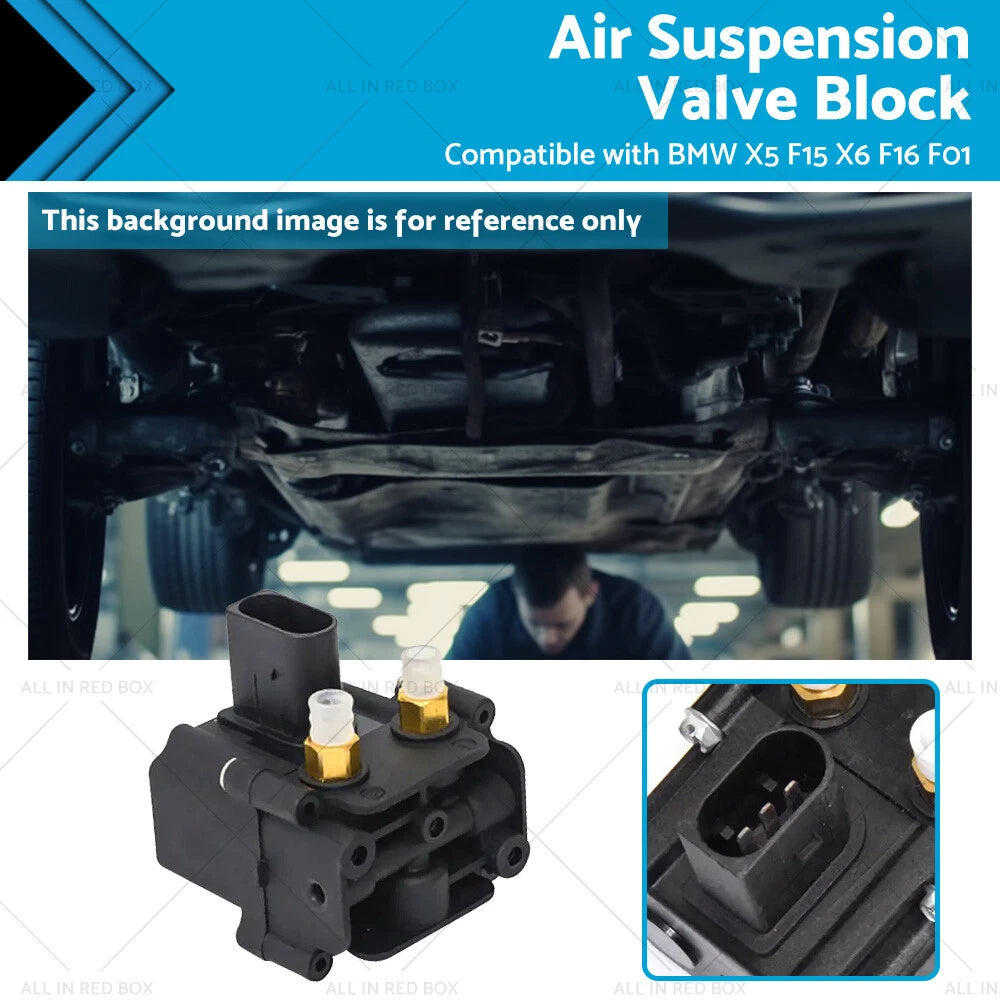 Air Suspension Compressor Pump Valve Block for BMW X5 F15 X6 F16 F01