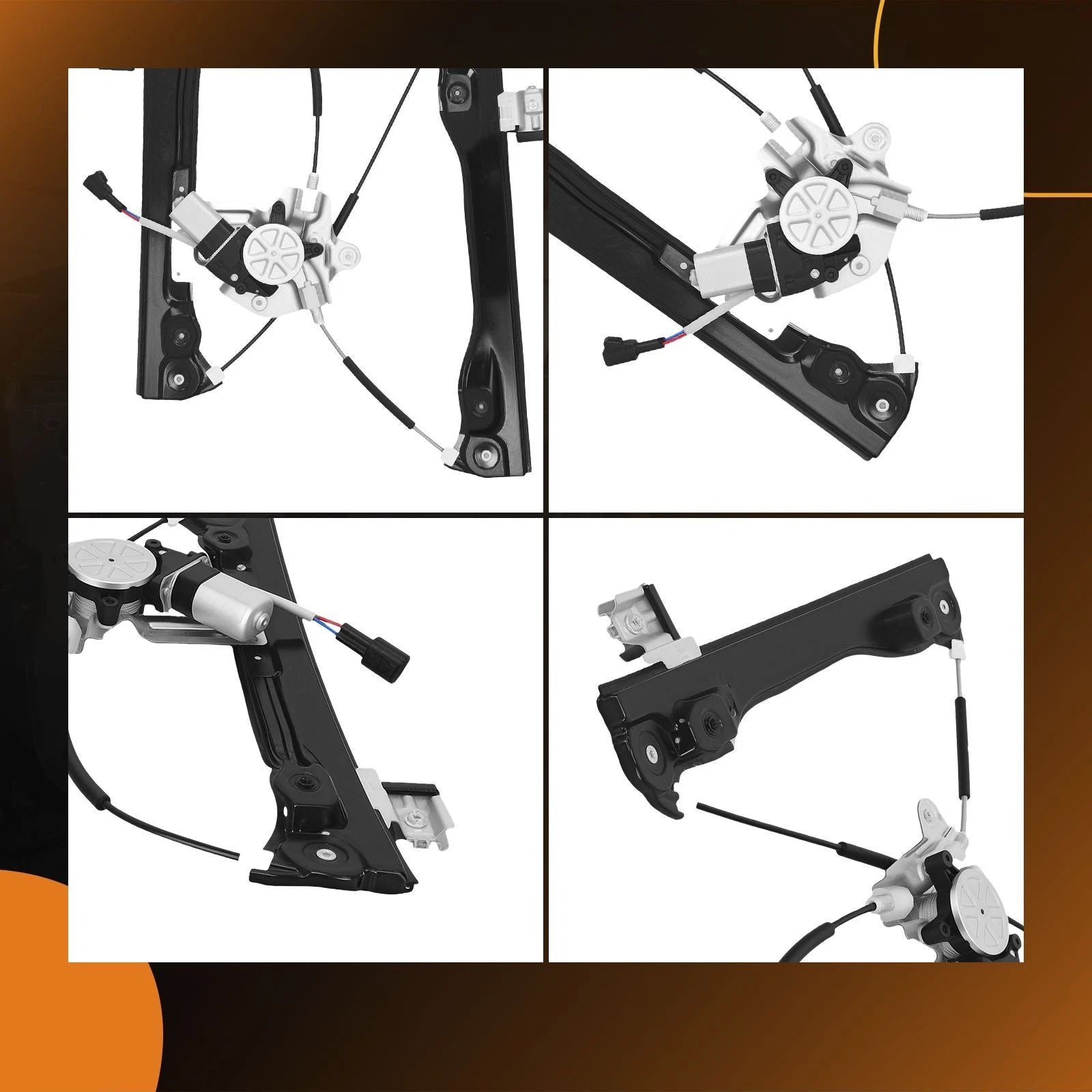 Front Left Window Regulator Assembly with Motor for Chevrolet Cruze (2011-2012)