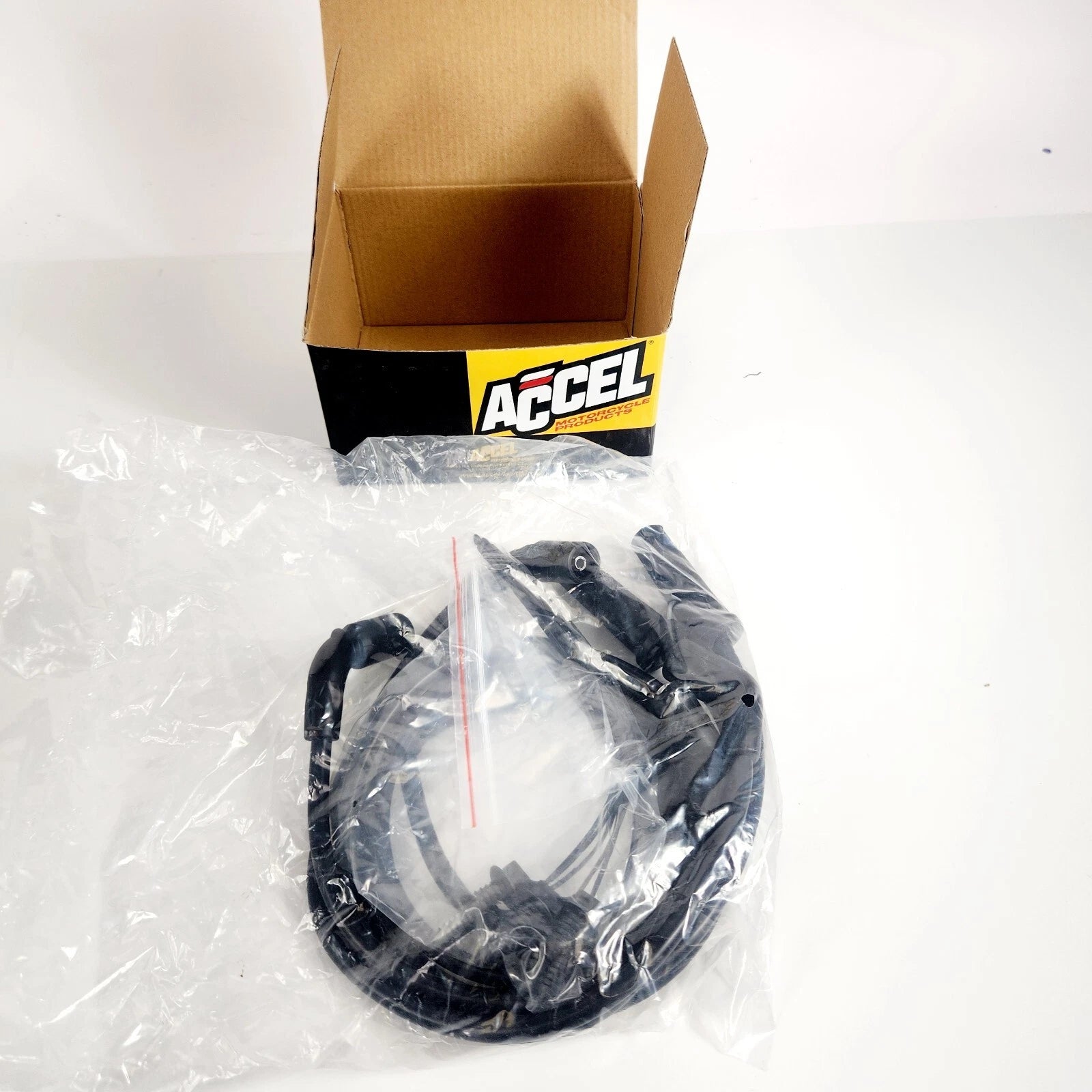 Set of 8mm Black Spark Plug Wires for Harley Touring (2017–2024) - ACCEL 171116-K