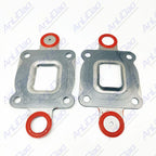 2Pcs Dry Joint Elbow Gasket for Mercury Mercruiser (27-864850A02, 18-0722)