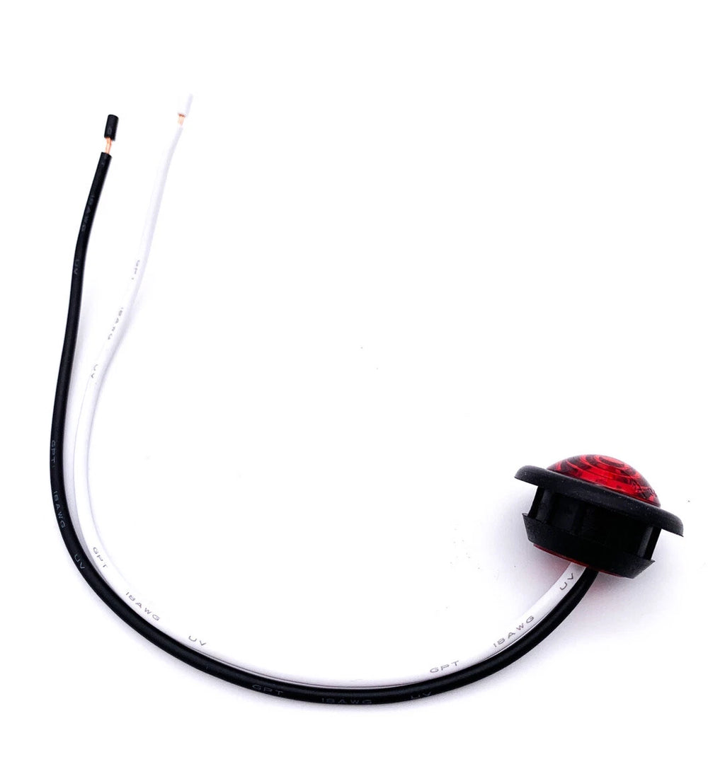Mini LED Marker Clearance Light with Rubber Grommet for Universal Fit (Fits)