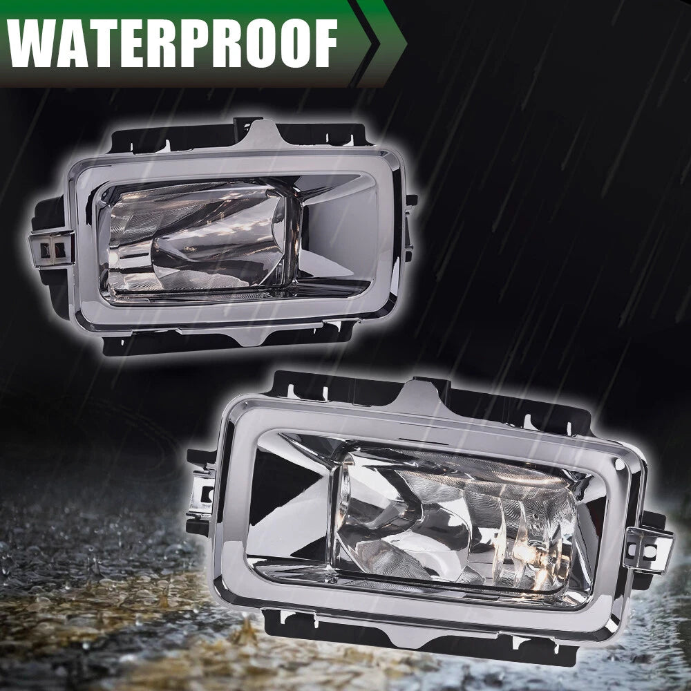 Set of 2 Clear Fog Lights for Chevrolet Silverado (2013–2015)