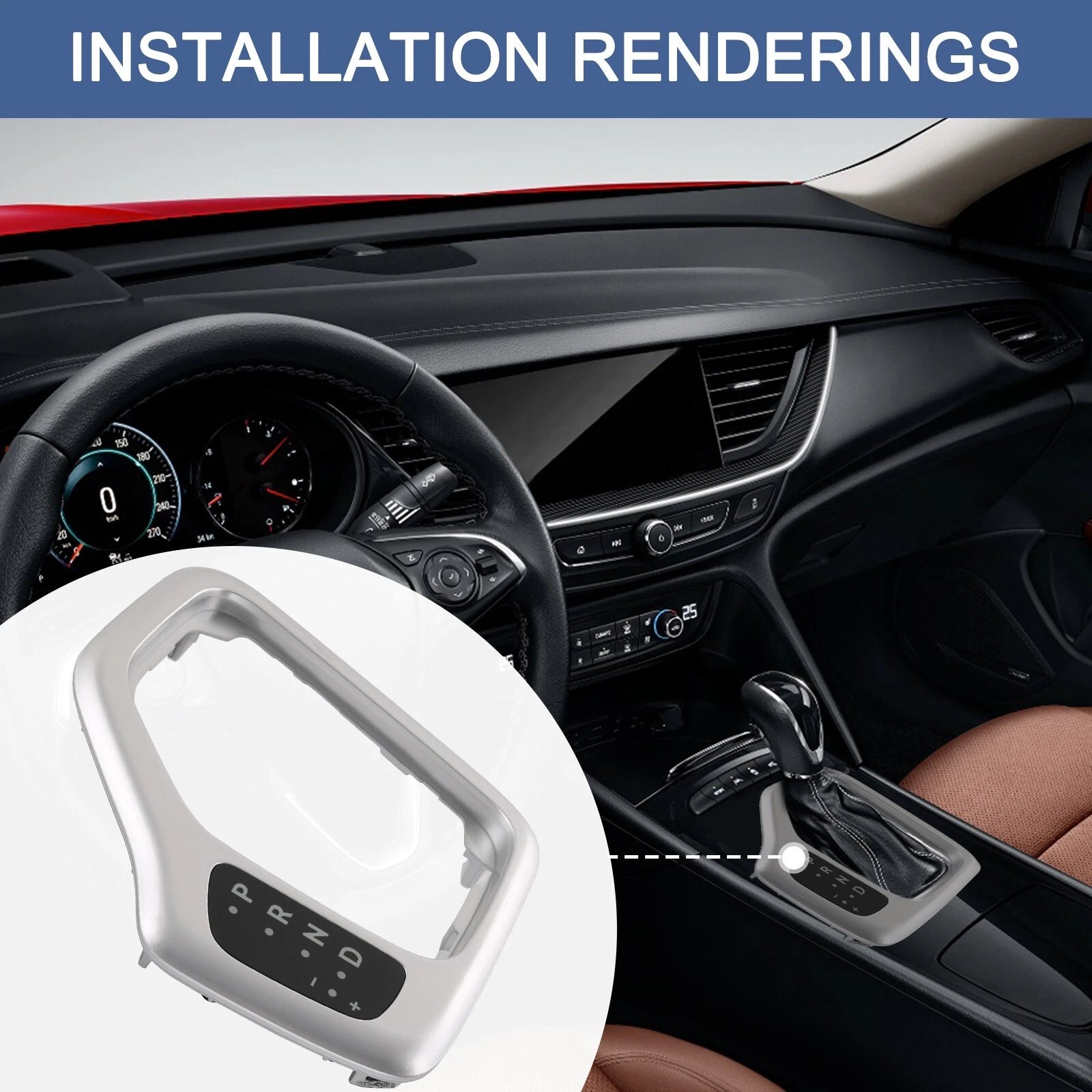 Shifter Bezel with Harness Kit for Jeep Cherokee (2014-2018)