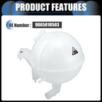Coolant Expansion Overflow Tank with Sensor No. 9065010503 for Dodge Sprinter 2500 (2002–2006)