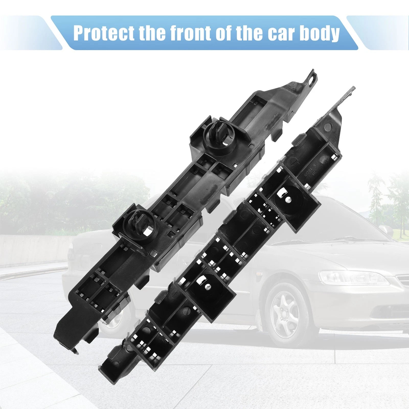 Pair of Front Bumper Bracket 71193-SDA-A01 for Honda Accord 