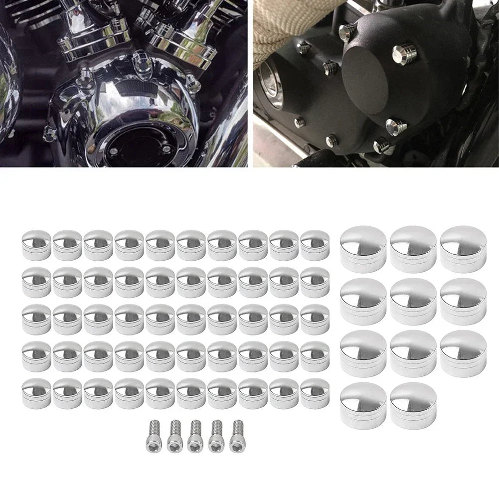 61X Engine Topper Bolt Cap for Harley Twin Cam Softail Fat Boy (2007-2017)