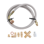 Turbo Oil Feed Line Kit for T3 T4 T04E GT35 GT45 (1/8 NPT)