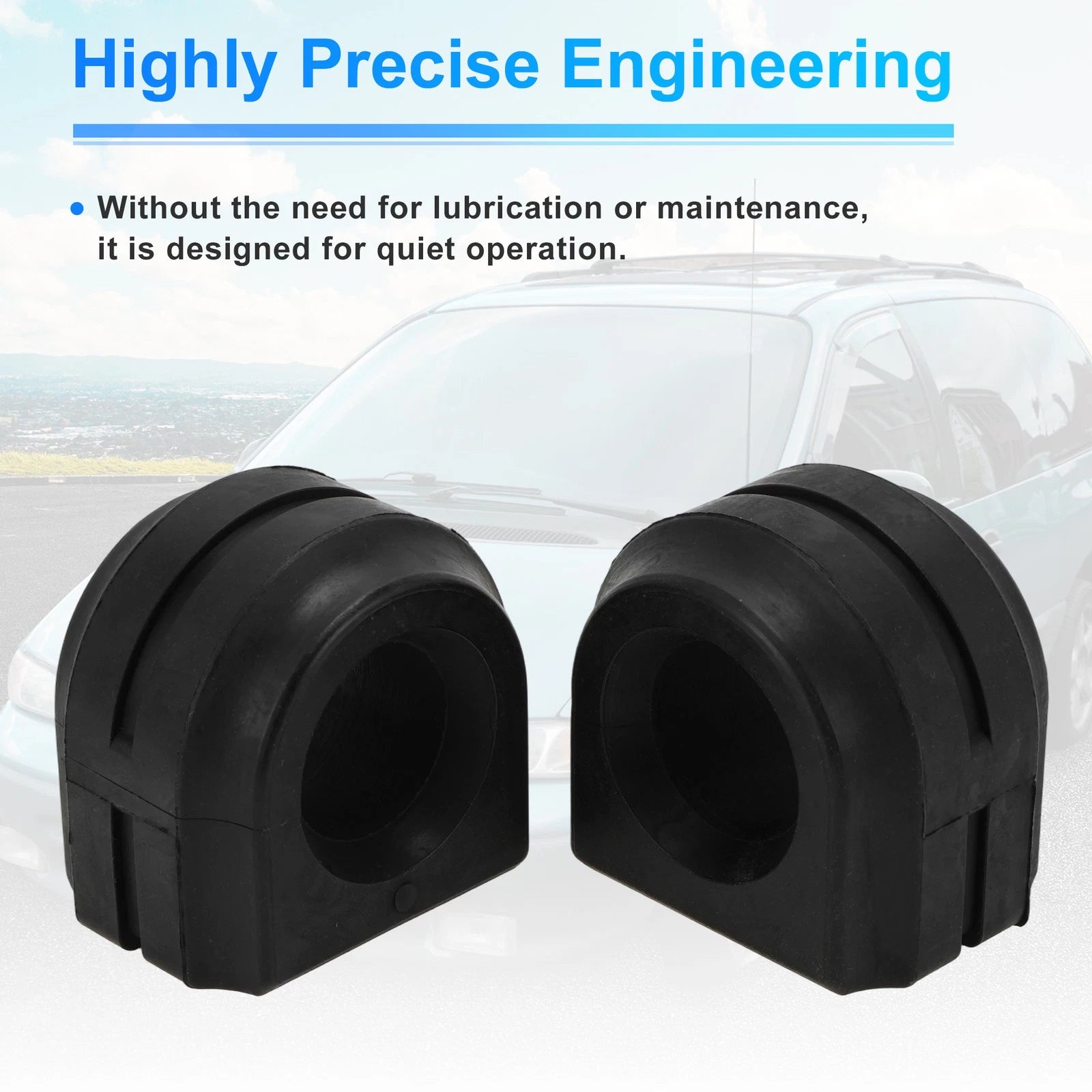 2X Stabilizer Sway Bar Bushing Kit for BMW 528i (2011–2016) No.31356791924 Rubber