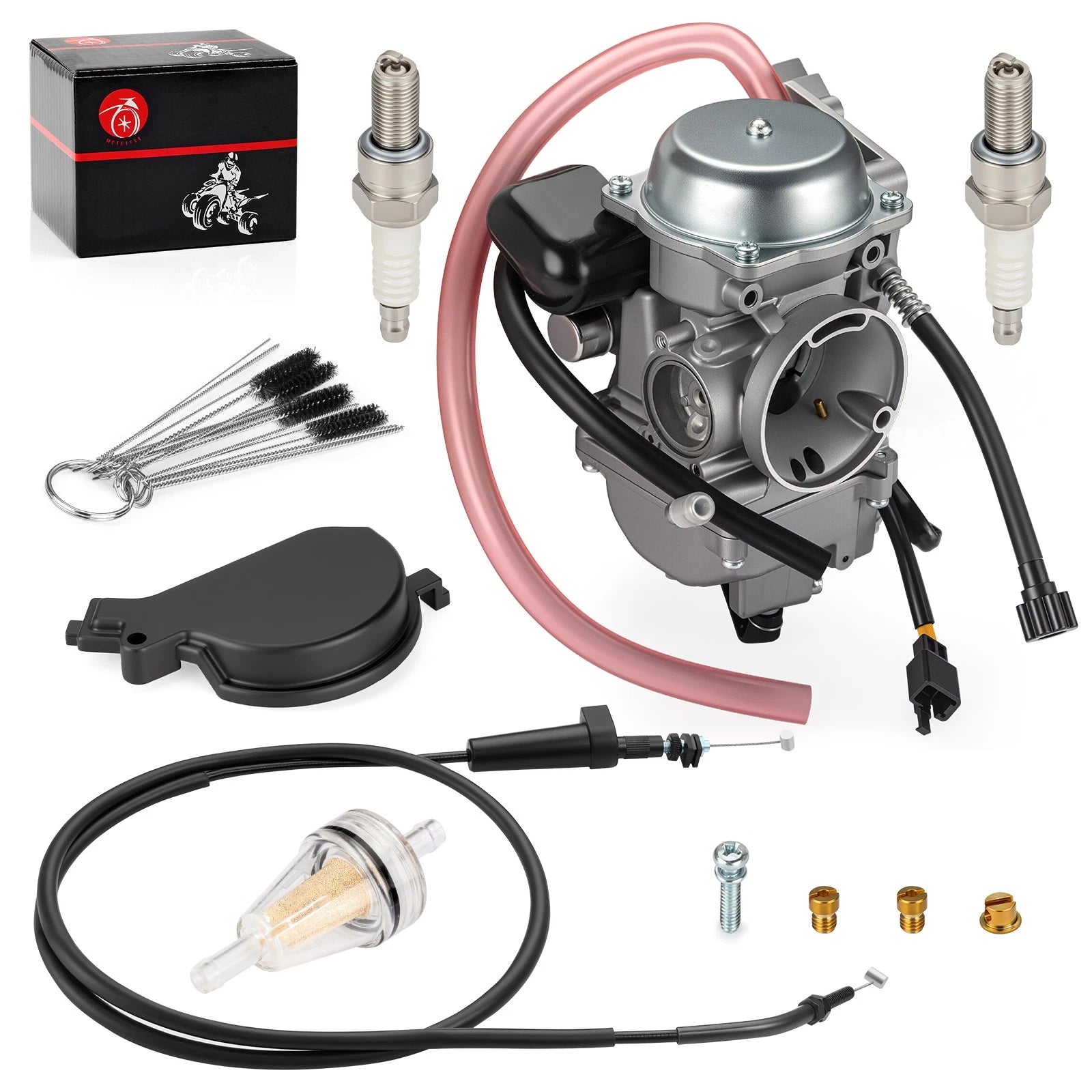 Carburetor w/ Throttle Cable for Arctic Cat 366 2010-2011, 400 2005-2007 (0470-737)