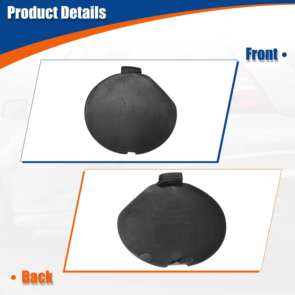 Tow Hook Cover for Mazda 6 Atenza (2018–2021) No.GW6T50A11AA Black