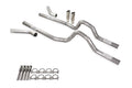 Dual Exhaust Kit 2.5" Corner Exit RC Tips for Ford F-Series (1962–1966)