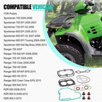 Engine Top End Gasket Kit for Polaris Ranger 700 800 XP/Crew (2005–2010)