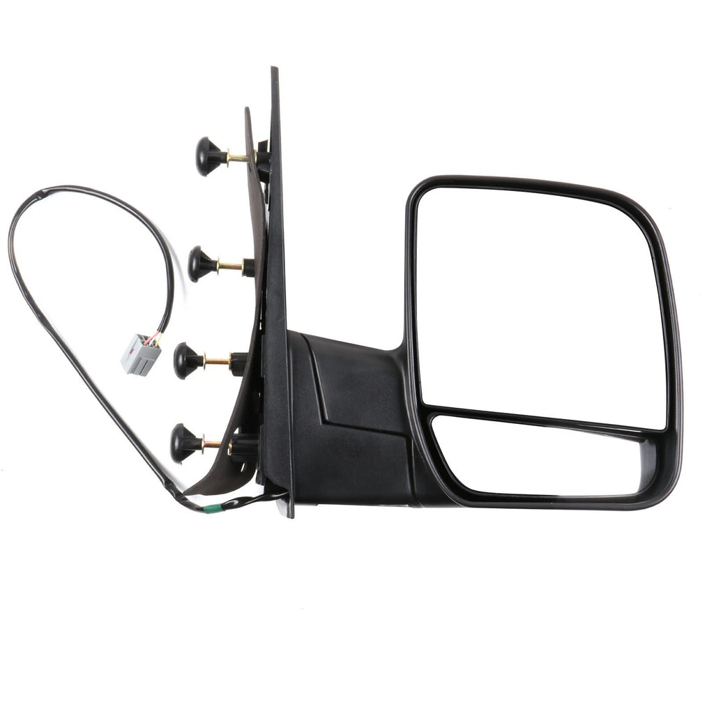 Passenger Side Power Black Exterior Mirror for Ford Econoline (2003–2014)