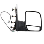 Passenger Side Power Black Exterior Mirror for Ford Econoline (2003–2014)