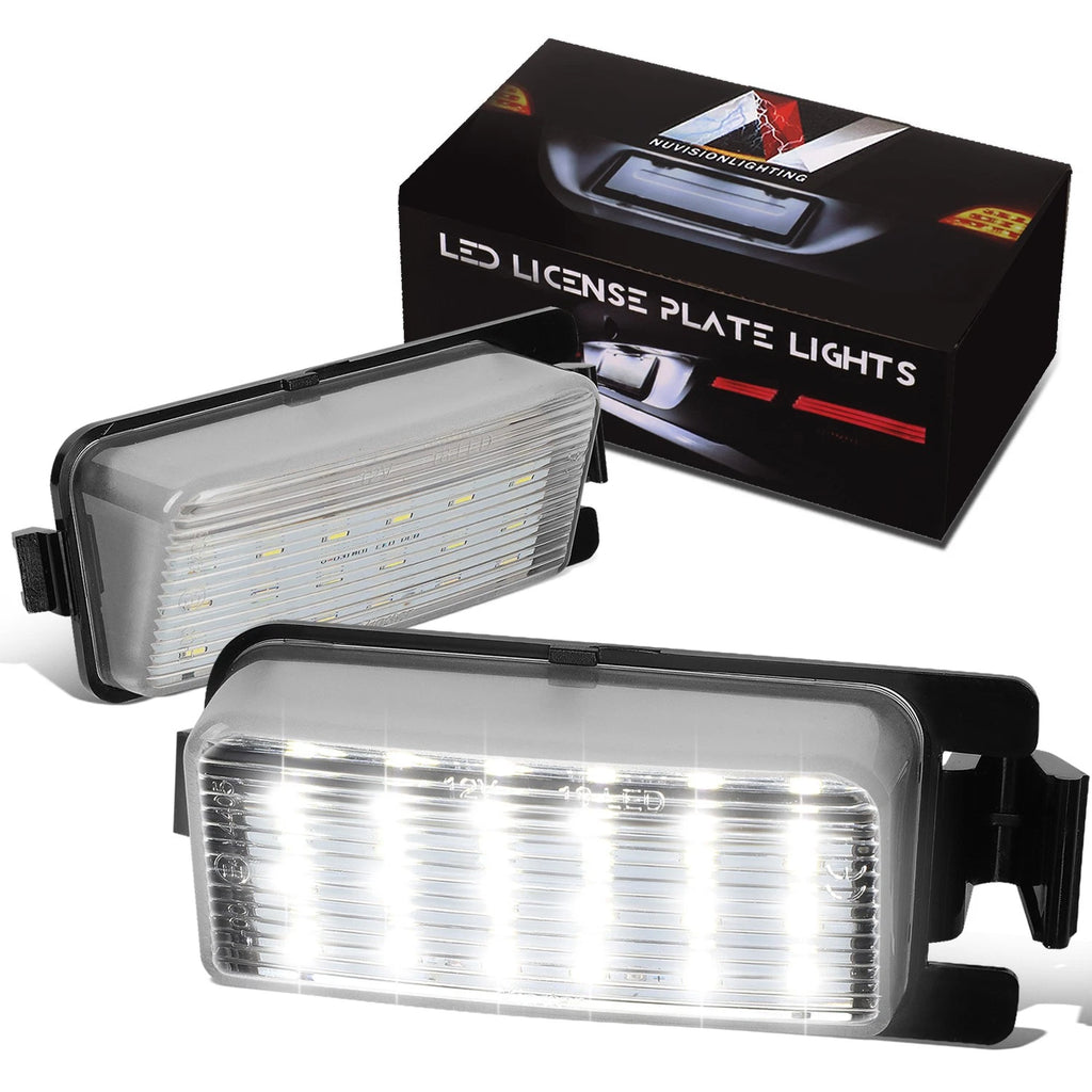 LED License Plate Light Lamps for Nissan 350Z 370Z GTR G35 G37 Q60 (2003–2020)