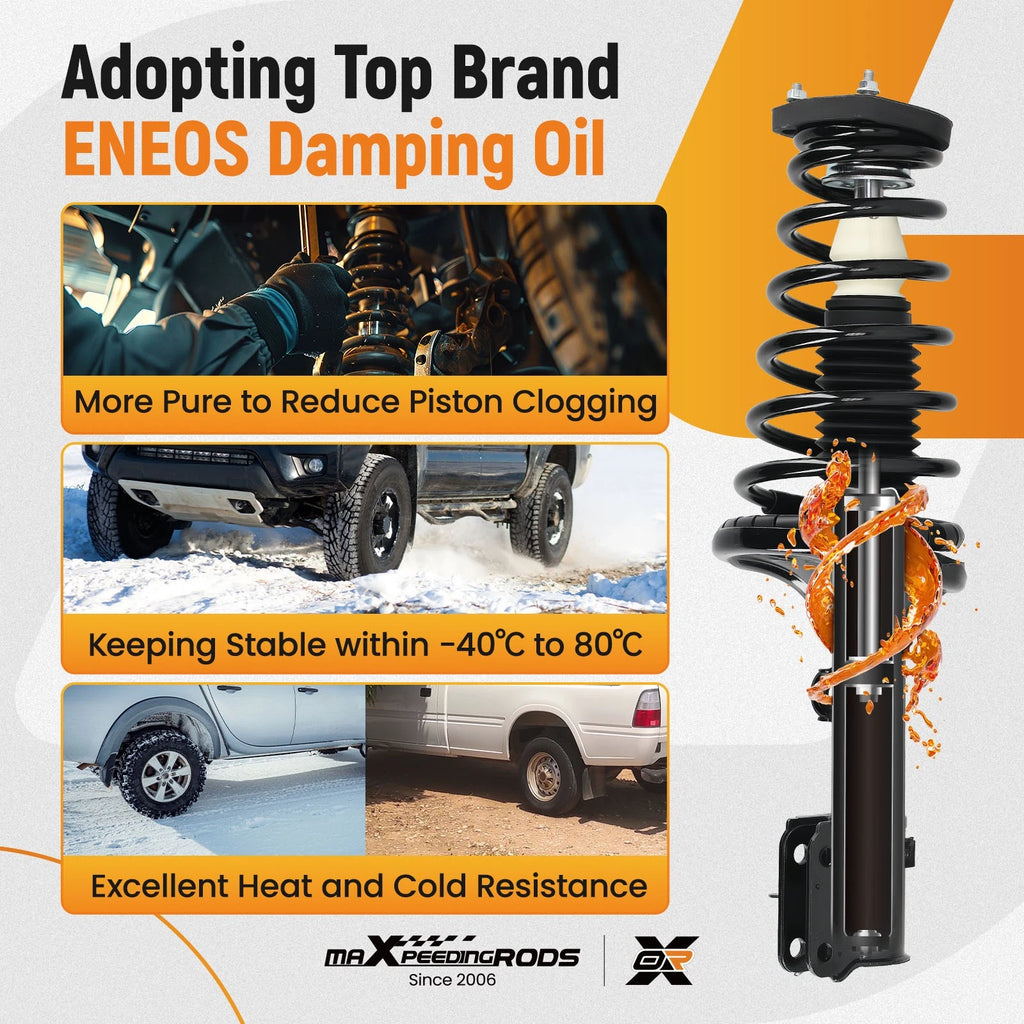 2X Rear Suspension Shock Strut for Hyundai Tucson (2005-2009)