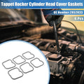 6 Pcs Valve Cover Gaskets for Dodge Ram (1989-1998) Rubber Gray