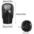 Ergonomic Black PU Leather Gear Shift Knob for Lexus