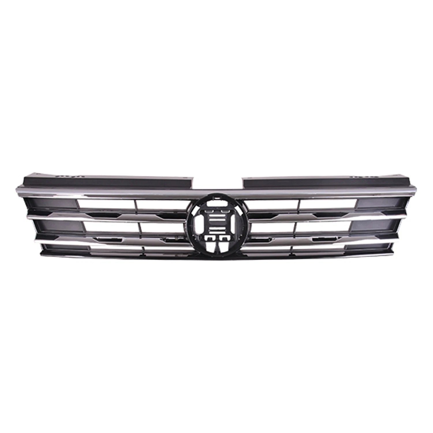 Replacement Black Chrome/Painted ABS Front Grille for 2018-21 Volkswagen Tiguan