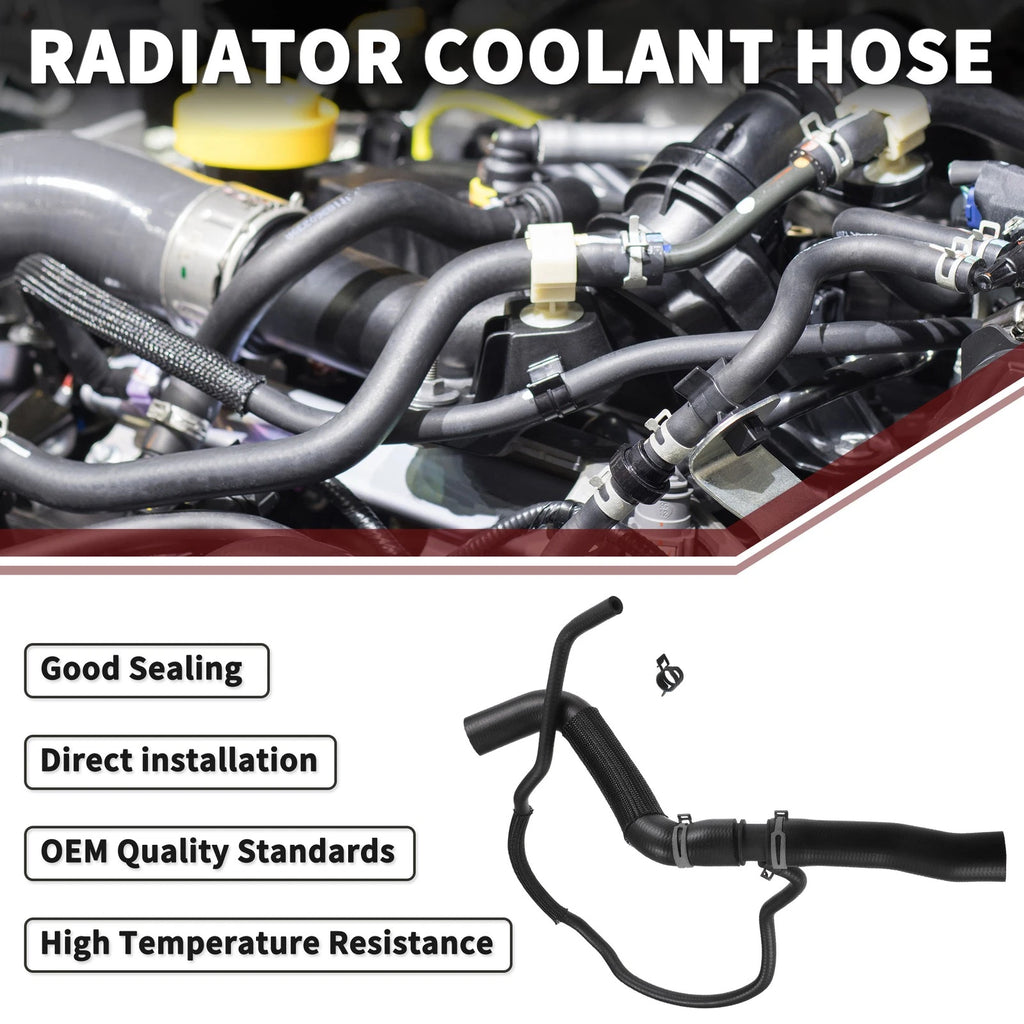 Radiator Coolant Hose for Ford Edge 2.0L (2012–2015) No.DT4Z8260A | Black