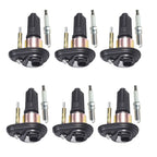 6X Ignition Coils + 6X Spark Plugs for Chevrolet Trailblazer GMC Envoy (2002–2005)