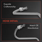 2X Power Steering Pressure Line Hose Assembly for Chevy Express 1500 (2003-2021)