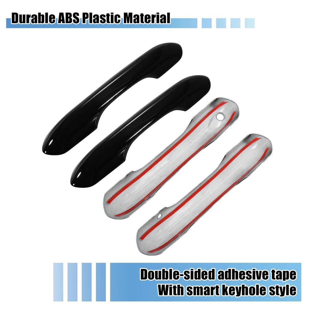 Set of 4 Side Door Handle Cover Trim for Ford Explorer (2020–2022) Black