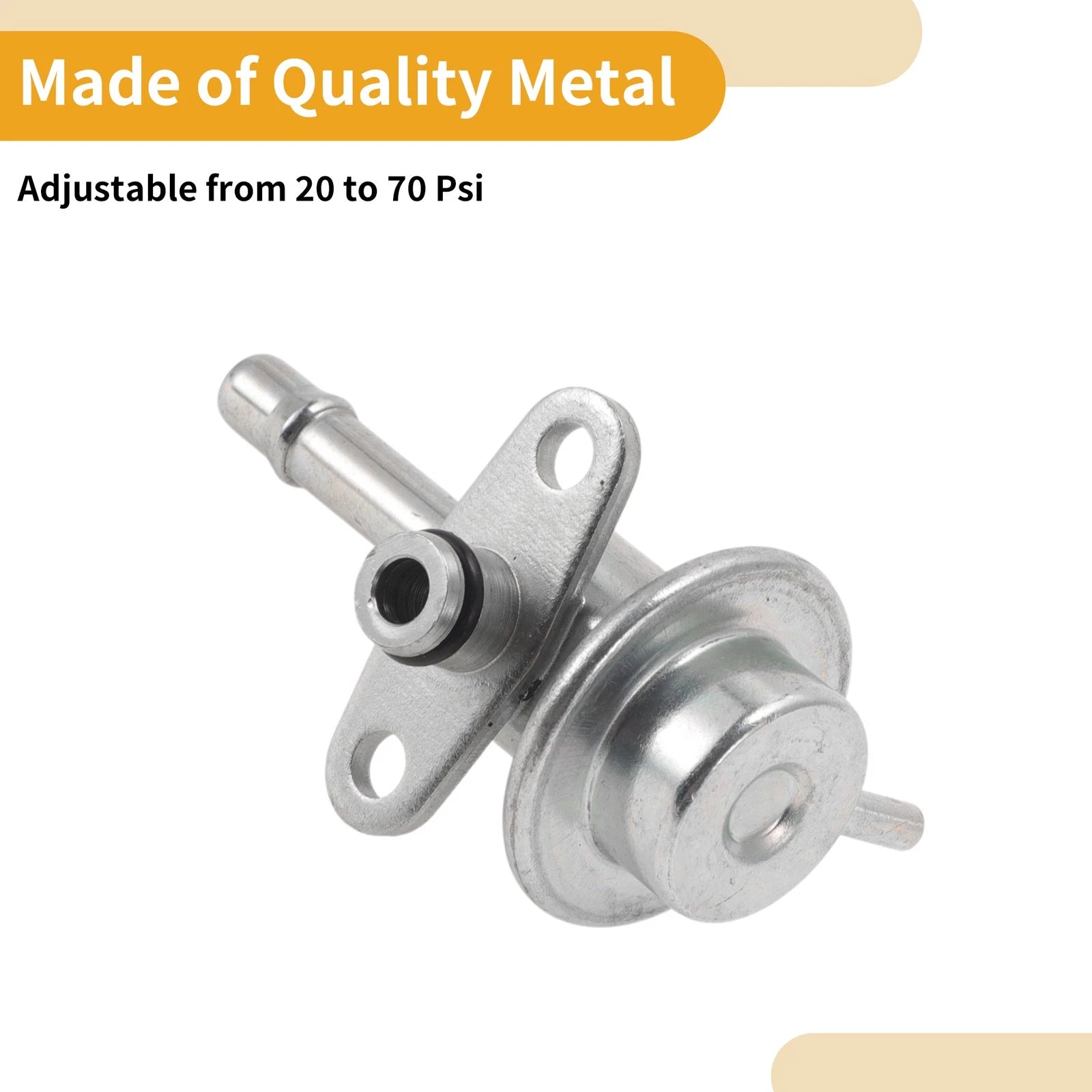 Fuel Pressure Regulator for Nissan Sentra (1991–1994) No. 22670-38U00 Metal 20-70 Psi